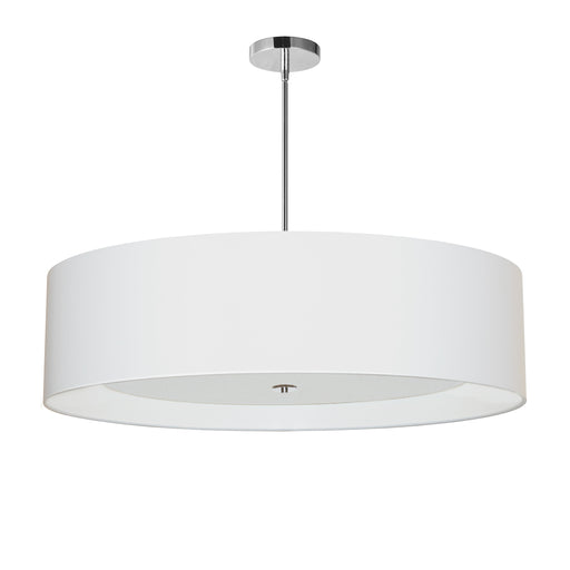  4 Light  Helena Pendant Pc, Wh W/wh Diffuser | HEL-344P-PC-WH