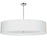  6 Light  Helena Pendant Pc, Wh W/wh Diffuser | HEL-406P-PC-WH