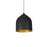 Kuzco Lighting Inc Helena 8-in Black/Gold LED Pendant