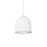 Kuzco Lighting Inc Helena 8-in White/Silver LED Pendant