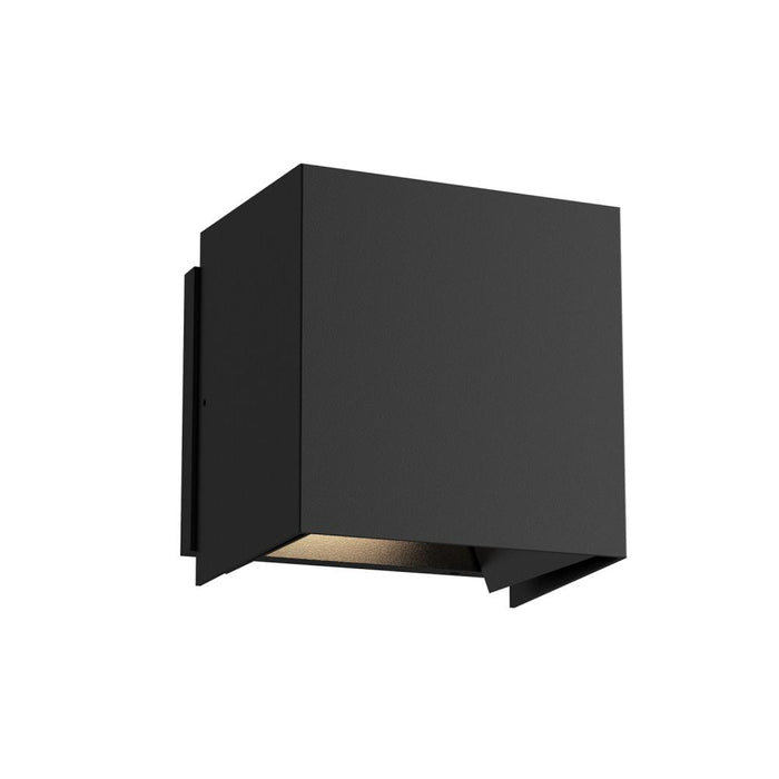 Helsinki 6-in Black Led Exterior Wall Sconce | EW48006-BK-UNV