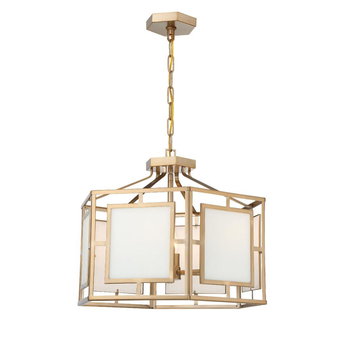 Crystorama Libby Langdon for Crystorama Hillcrest 6 Light Vibrant Gold Chandelier