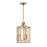 Crystorama Libby Langdon for Crystorama Hillcrest 3 Light Vibrant Gold Mini Chandelier