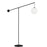 1lt Incandescent Floor Lamp, Mb W/ Opal Glass | HOL-1061F-MB