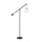 Dainolite 1 Light Incandescent Floor Lamp, MB w/ Opal Glass