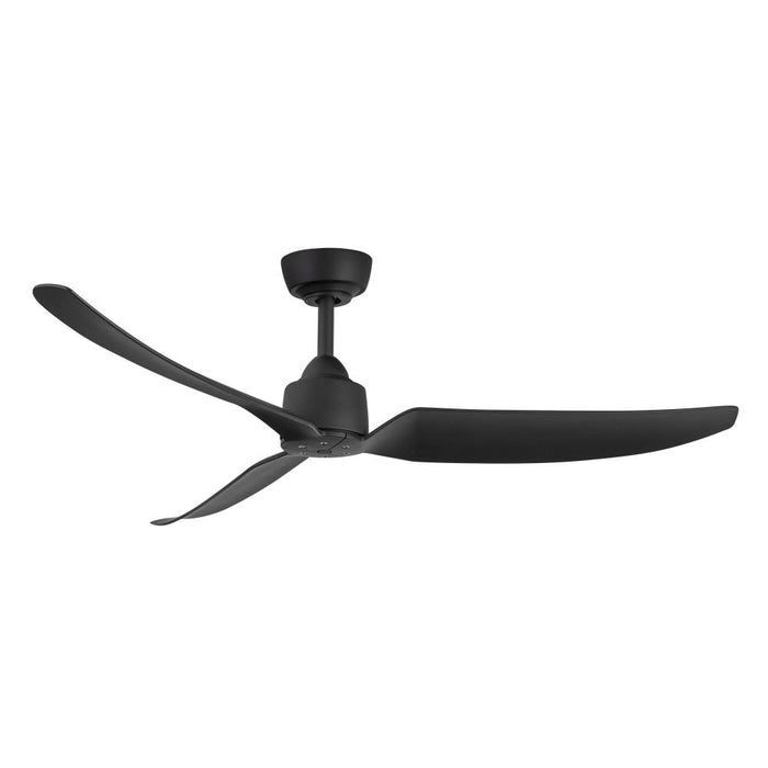 Hugo 52-in Matte Black Led Exterior Ceiling Fan | CF92952-MB
