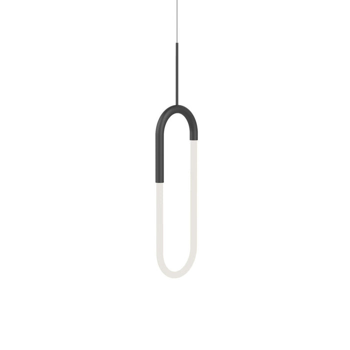 Kuzco Lighting Inc Huron 8-in Black LED Pendant