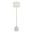 Alora Issa 61-in White/Ivory Linen 1 Light Floor Lamp