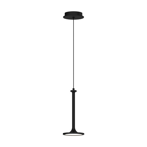 Issa 6-in Matte Black Led Pendant | PD418006MB-UNV