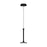 Alora Issa 6-in Matte Black LED Pendant