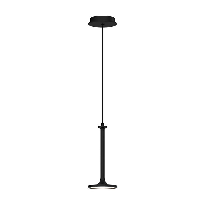 Alora Issa 6-in Matte Black LED Pendant