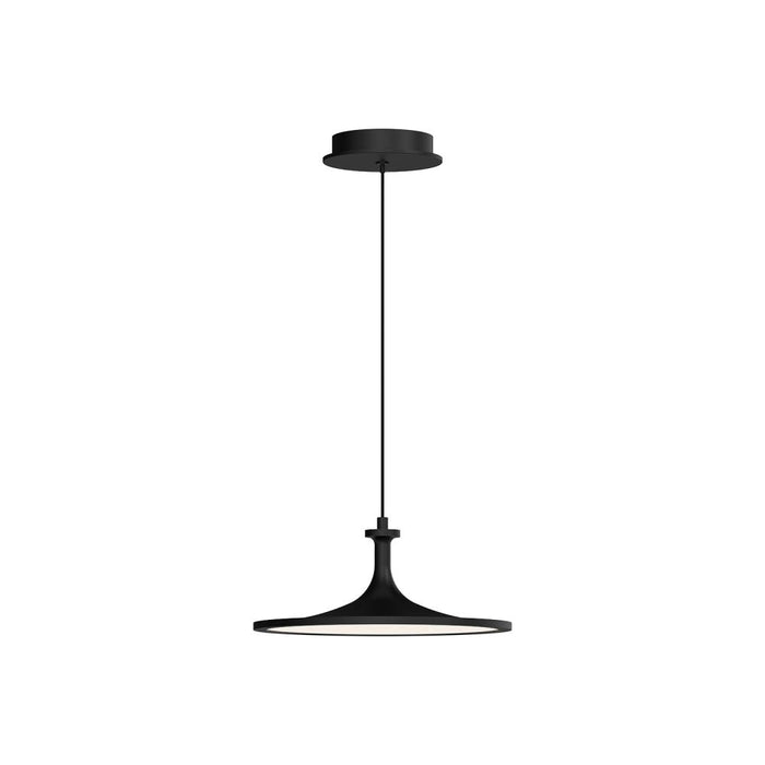 Issa 12-in Matte Black Led Pendant | PD418012MB