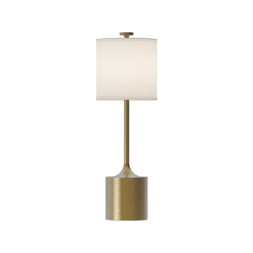 Issa 26-in Brushed Gold/ivory Linen 1 Light Table Lamp | TL418726BGIL