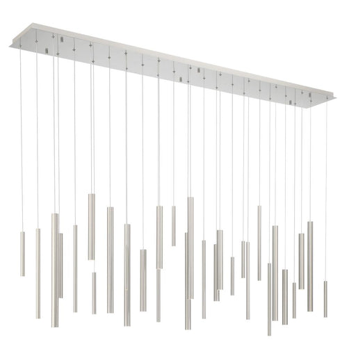 Santana 30 Light Led Chandelier In Nickel | 46814-036