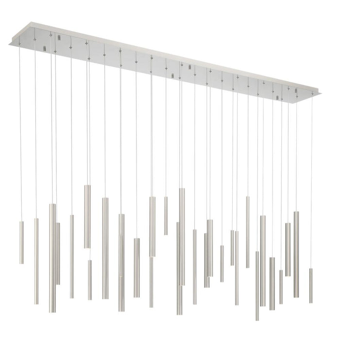 Santana 30 Light Led Chandelier In Nickel | 46814-036