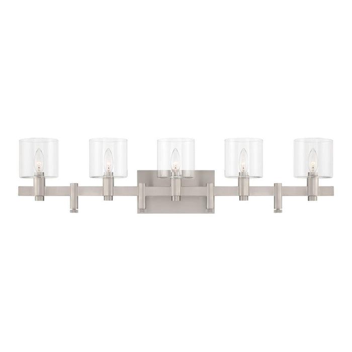 Eurofase Decato 5 Light Sconce in Nickel
