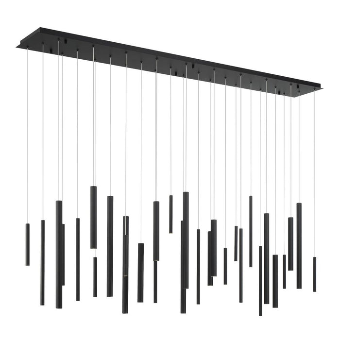 Santana 30 Light Led Chandelier In Black | 46814-029