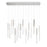 Benicio 18 Light Chandelier In Nickel | 46771-032