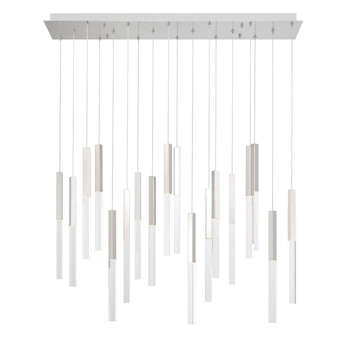 Benicio 18 Light Chandelier In Nickel | 46771-032