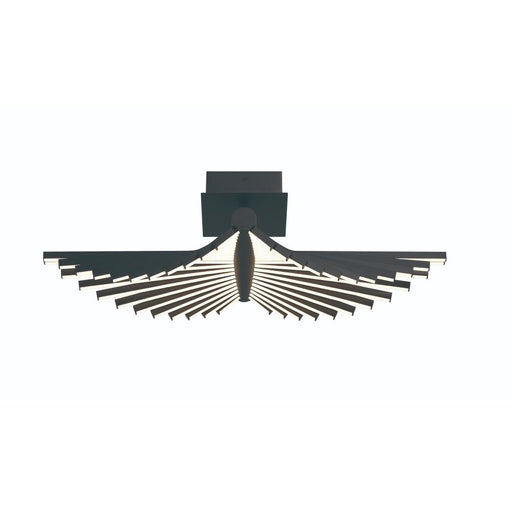 Seraph 1 Light 24.5" Flushmount In Black | 46897-015