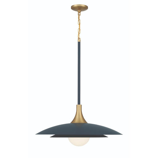 Welsh 1 Light 24" Led Pendant In Blue | 46785-022