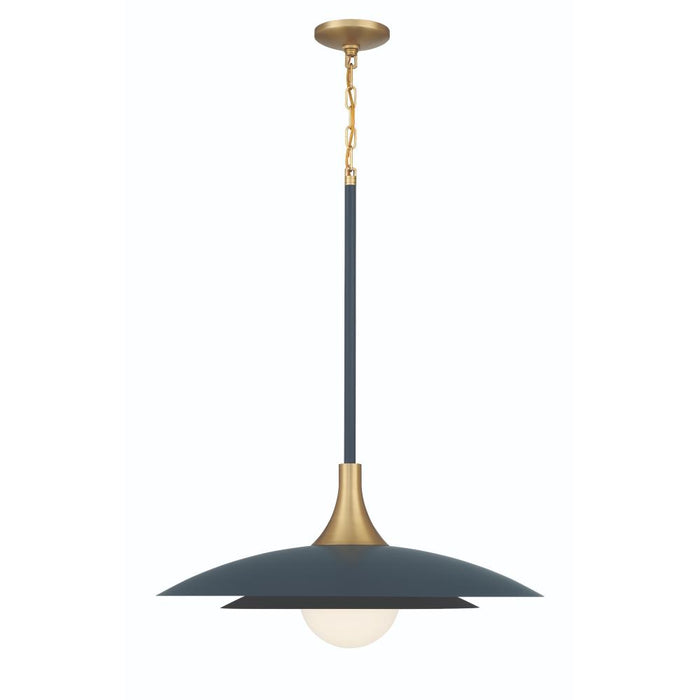 Welsh 1 Light 24" Led Pendant In Blue | 46785-022