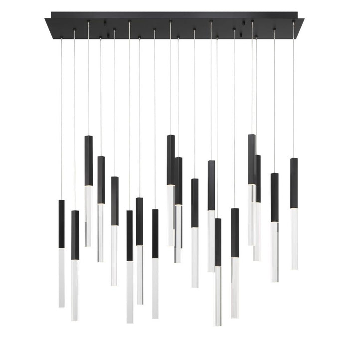 Benicio 18 Light Chandelier In Black | 46771-018