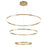 Spunto 3 Tier 61" Led Chandelier In Gold | 31474-038
