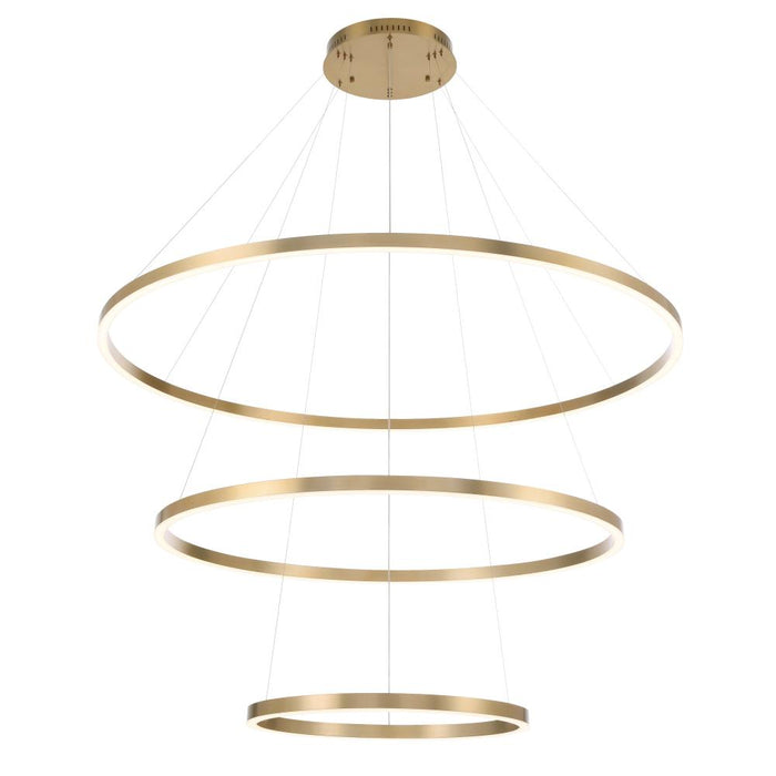 Spunto 3 Tier 61" Led Chandelier In Gold | 31474-038