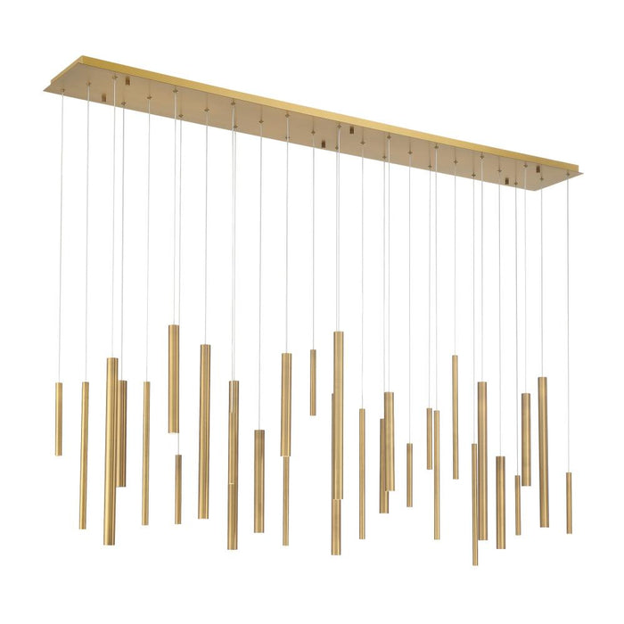 Santana 30 Light Led Chandelier In Brass | 46814-043