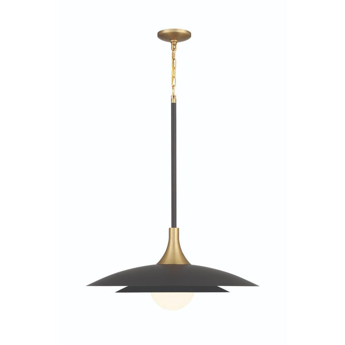Welsh 1 Light 24" Led Pendant In Black | 46785-046
