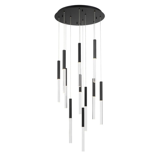 Benicio 11 Light Chandelier In Black | 46477-019