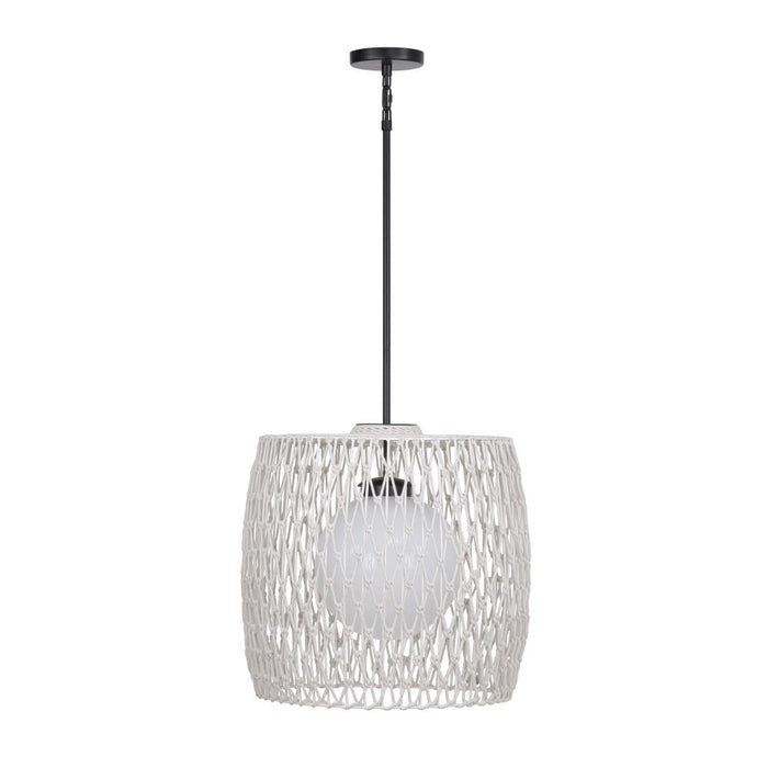 Lara 1 Light Outdoor Pendant In Light Gray | 46635-013