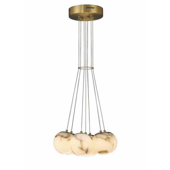 Kepler 7 Light Led Pendant In Gold | 46805-010