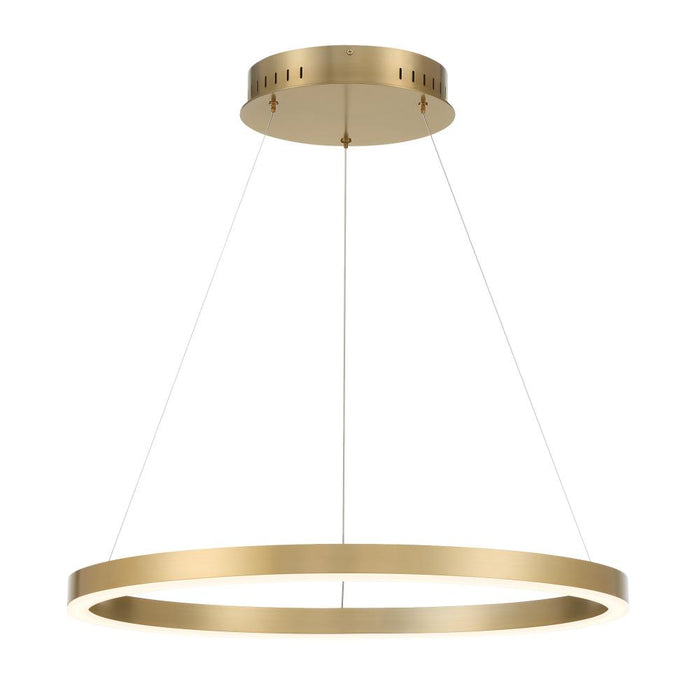 Spunto 28" Round Led Chandelier In Gold | 31471-035