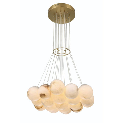 Kepler 19 Light Chandelier In Gold | 46914-019