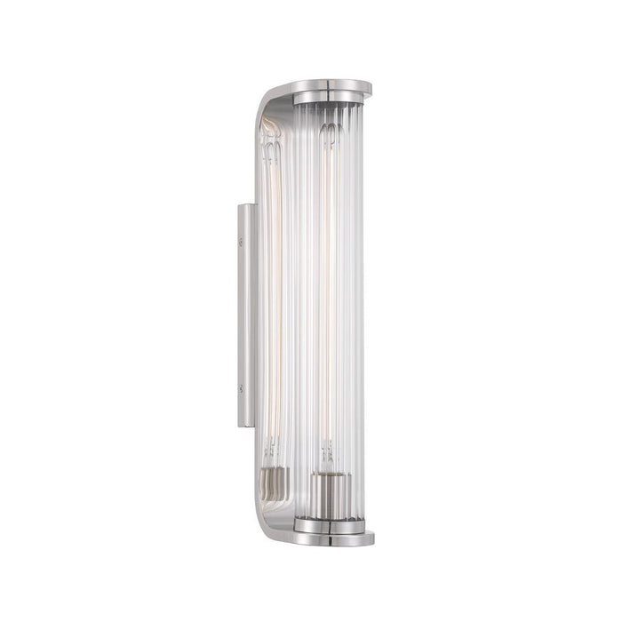 Jarvis 1 Light Led Polished Nickel Sconce | JAR-2301-PN
