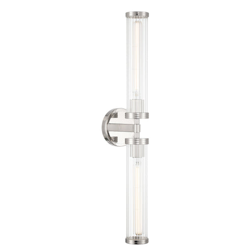 Jarvis 29'' Led Polished Nickel Sconce | JAR-2302-PN