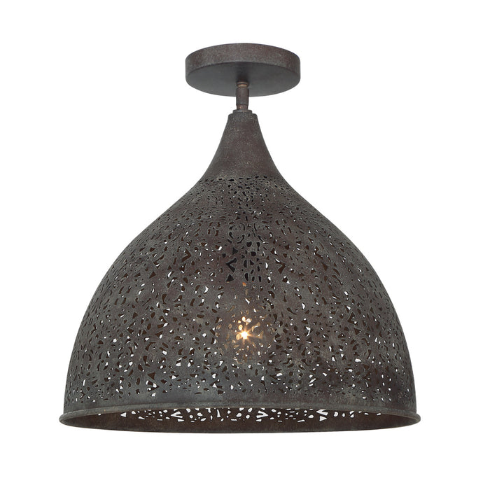 Jasmine 14'' Forged Bronze Semi Flush Mount | JAS-A5010-FB_CEILING