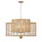 Crystorama Jayna 8 Light Burnished Silver Chandelier