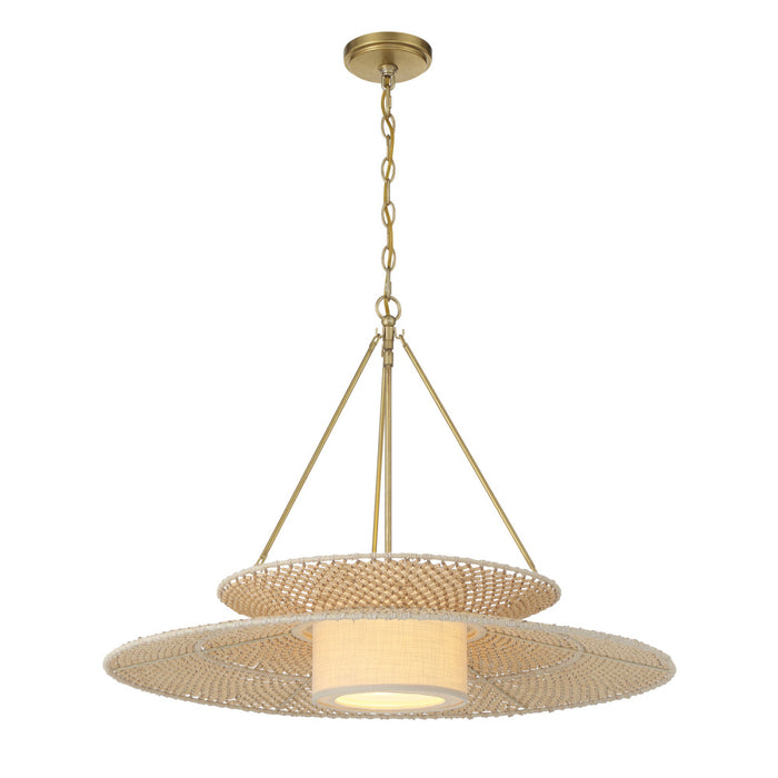 Juniper 29.5'' Soft Gold Chandelier | JNP-10543-SG