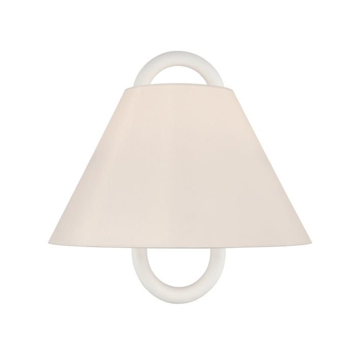 Jojo 11.75'' Vibrant Gold + Matte White Sconce | JOJ-801-VG-MT