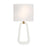 Jori 2 Light Aged Brass + Matte White Sconce | JOR-7352-AG-MT