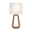 Jori 2 Light Aged Brass + Wood Sconce | JOR-7352-AG-WD