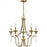 Joules 5-light Aged Brass Chandelier | JOU5025AB