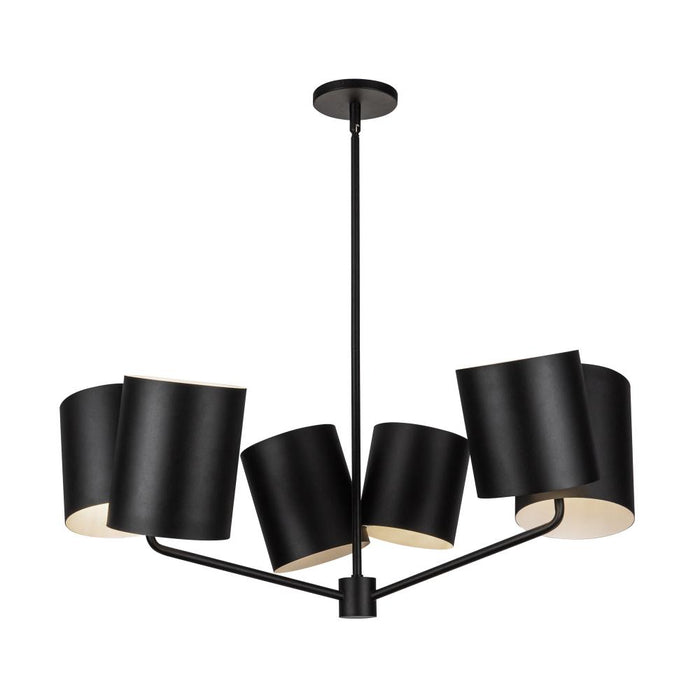 Keiko 30-in Black 6 Lights Chandelier | CH58830-BK