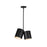 Keiko 14-in Black 2 Lights Pendant | PD58814-BK