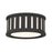 Kendal 2 Light Black Forged Flush Mount | KEN-2200-BF