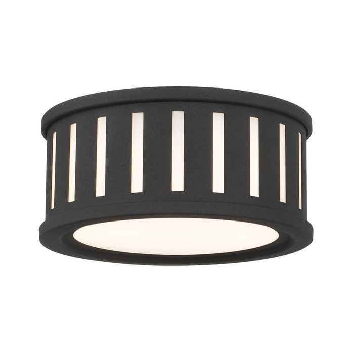 Kendal 9.5'' Black Forged Flush Mount | KEN-2200-BF