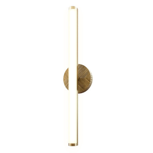 Alora Kensington 30-in Vintage Brass LED Wall/Vanity